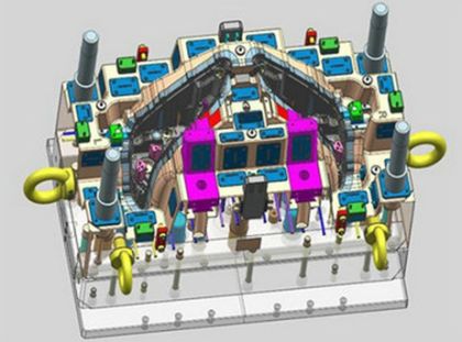 Desenho de molde 3D Desenho de molde 3D