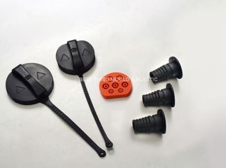 Silicone molded part